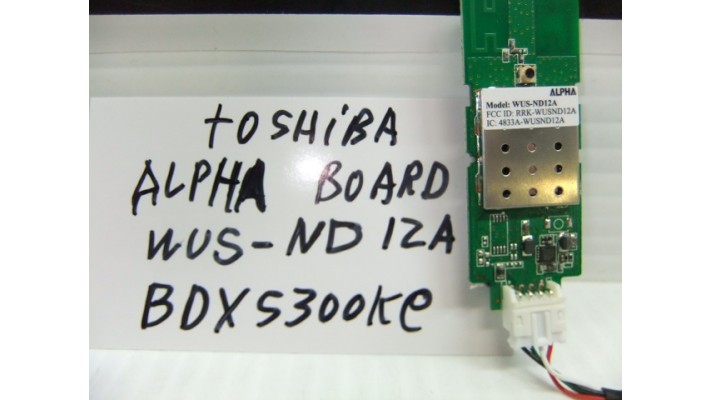 Toshiba WUS-ND12A alpha board.